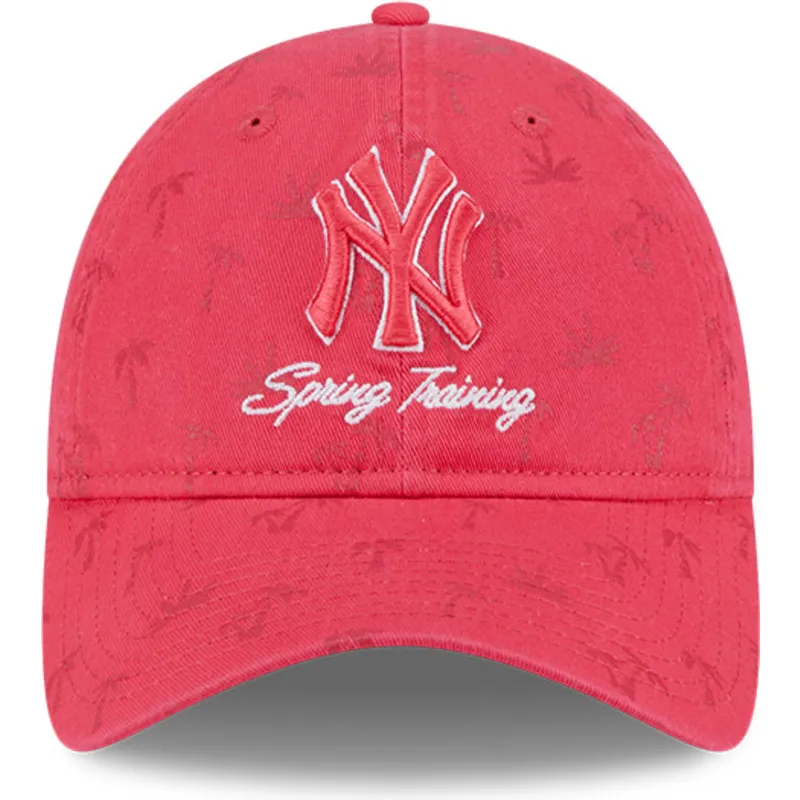 cepur-izliekta-roza-regulejams-9twenty-pattern-spring-training-fan-pack-2025-no-new-york-yankees-mlb-no-new-era