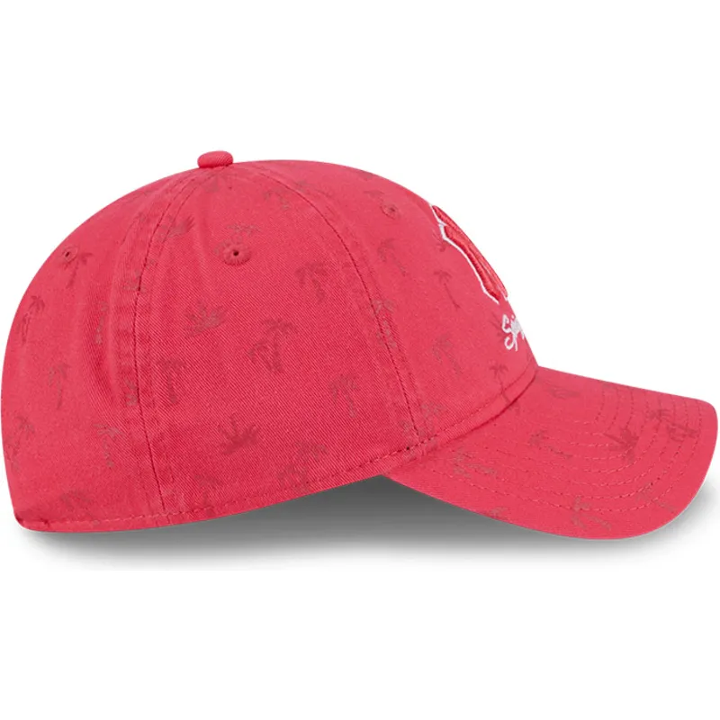 cap-izliekta-pink-adjustable-strap-9twenty-pattern-spring-training-fan-pack-2025-no-new-york-yankees-mlb-no-new-era
