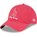 cap-izliekta-pink-adjustable-strap-9twenty-pattern-spring-training-fan-pack-2025-no-los-angeles-dodgers-mlb-no-new-era