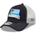 cepur-izliekta-truckeris-tumsi-zils-snapback-9forty-a-frame-patch-spring-training-fan-pack-2025-no-new-york-yankees-mlb-no-new-e