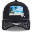 cepur-izliekta-truckeris-tumsi-zils-snapback-9forty-a-frame-patch-spring-training-fan-pack-2025-no-new-york-yankees-mlb-no-new-e