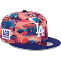 cepur-plakana-daudzkrasains-snapback-9fifty-printed-spring-training-fan-pack-2025-no-los-angeles-dodgers-mlb-no-new-era