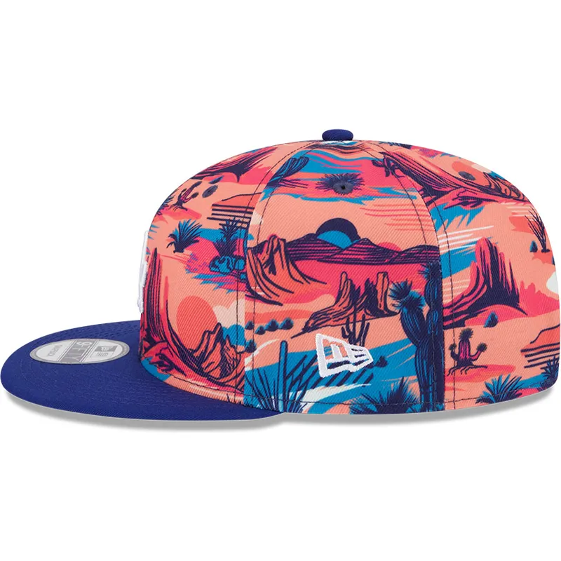 cepur-plakana-daudzkrasains-snapback-9fifty-printed-spring-training-fan-pack-2025-no-los-angeles-dodgers-mlb-no-new-era
