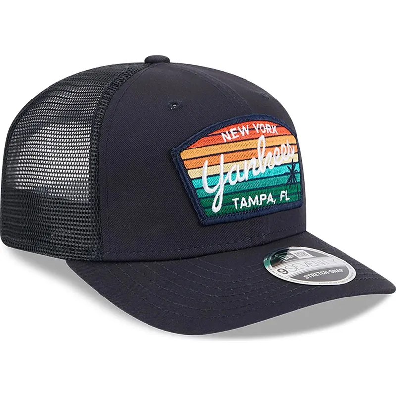 new-york-yankees-mlb-new-era-9seventy-stretch-snap-mesh-spring-training-fan-pack-2025-marineblau-trucker-cap