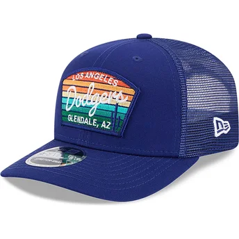 Καπέλο τράκερ μπλε 9SEVENTY Stretch Snap Mesh Spring Training Fan Pack 2025 των Los Angeles Dodgers MLB της New Era