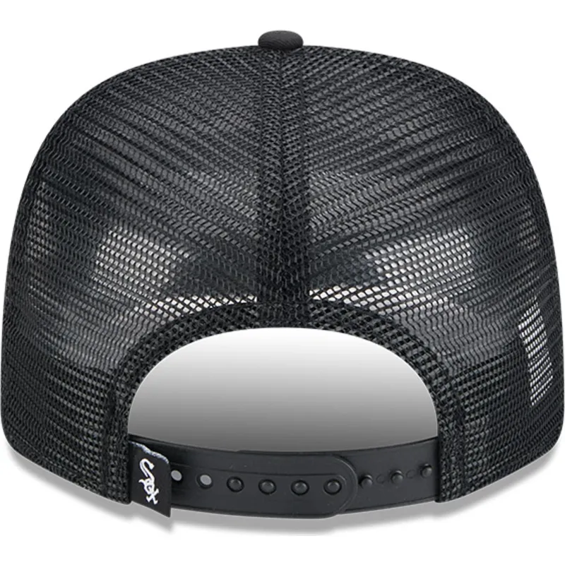 cepur-izliekta-truckeris-melns-snapback-9seventy-stretch-snap-mesh-spring-training-fan-pack-2025-no-chicago-white-sox-mlb-no-new