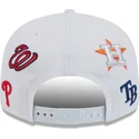 cepur-plakana-balts-snapback-9fifty-scatter-spring-training-fan-pack-2025-no-mlb-no-new-era