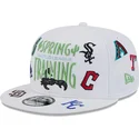 cepur-plakana-balts-snapback-9fifty-scatter-spring-training-fan-pack-2025-no-mlb-no-new-era