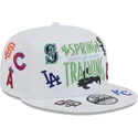 cepur-plakana-balts-snapback-9fifty-scatter-spring-training-fan-pack-2025-no-mlb-no-new-era