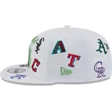 cepur-plakana-balts-snapback-9fifty-scatter-spring-training-fan-pack-2025-no-mlb-no-new-era