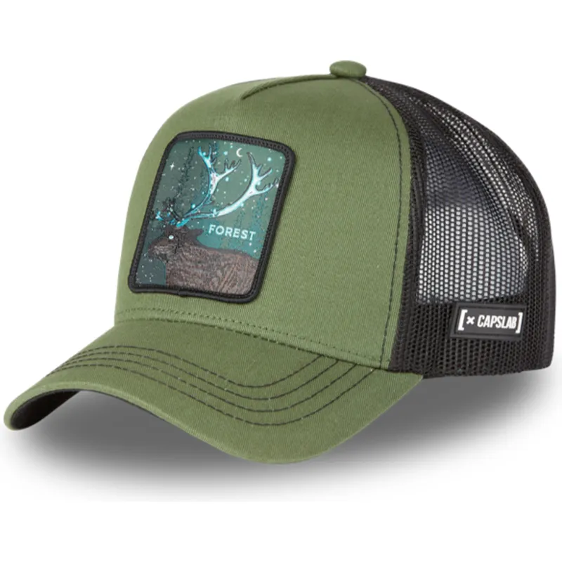 cap-izliekta-green-snapback-deer-beasts-no-capslab