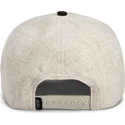 czapka-z-daszkiem-bezowo-czarna-snapback-skorpion-deadly-lethal-linen-rugged-comfort-the-farm-od-goorin-bros