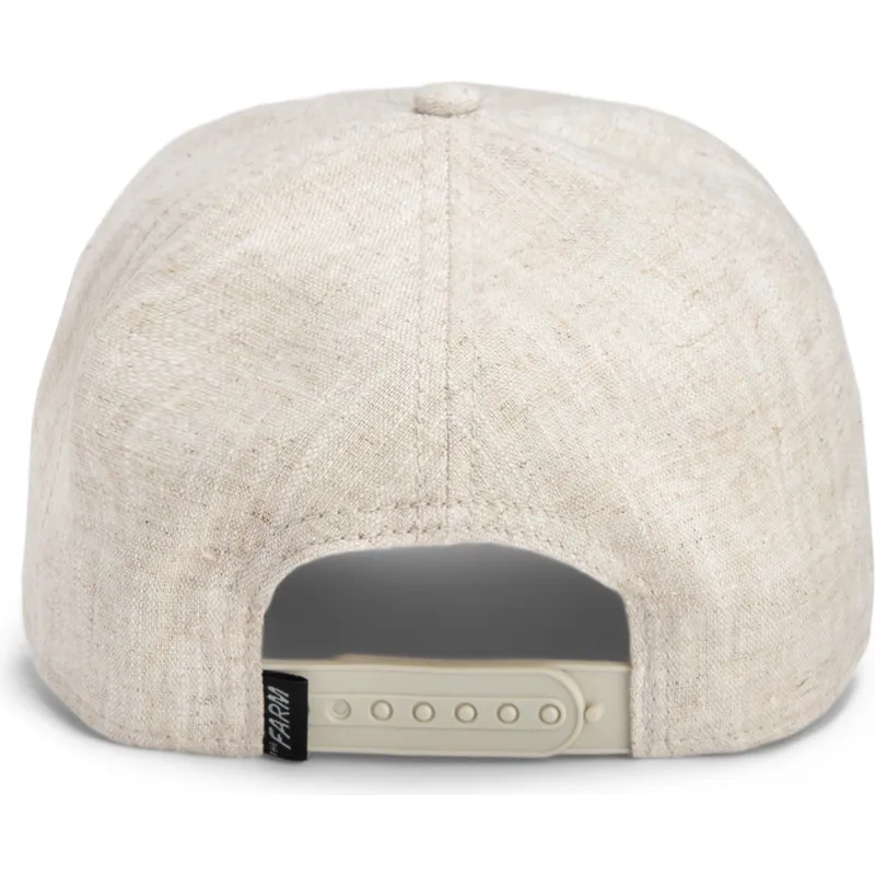 cap-izliekta-beige-snapback-the-farm-no-goorin-bros