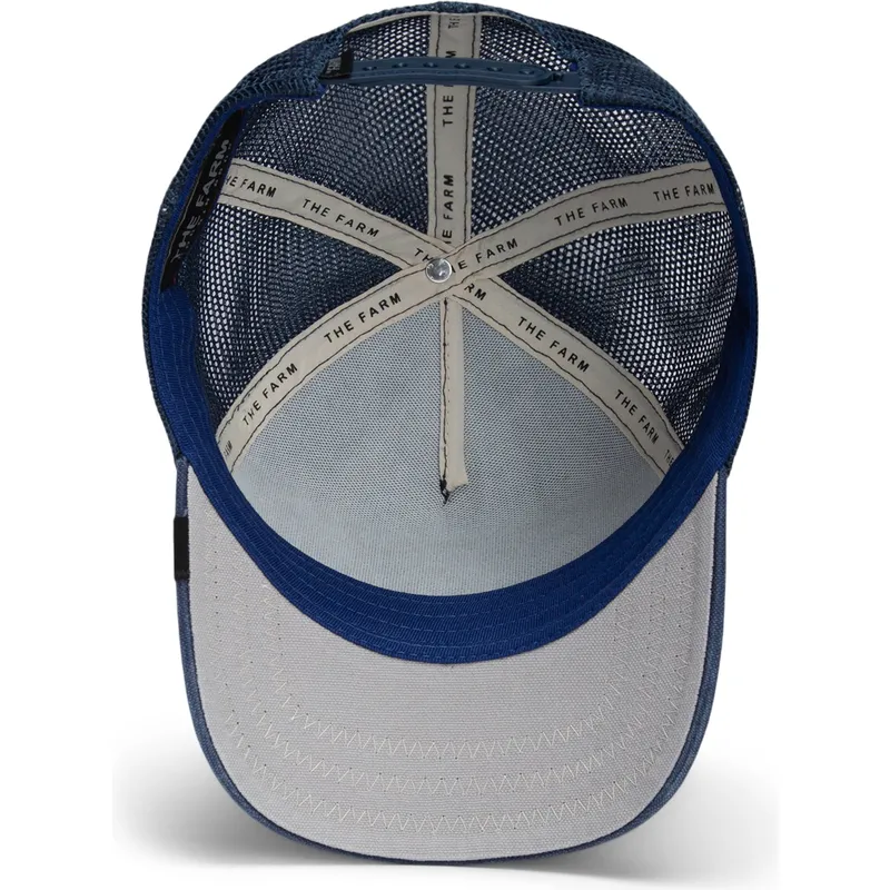 cepur-izliekta-truckeris-tumsi-zils-snapback-fierce-bird-of-prey-core-canvas-the-farm-no-goorin-bros