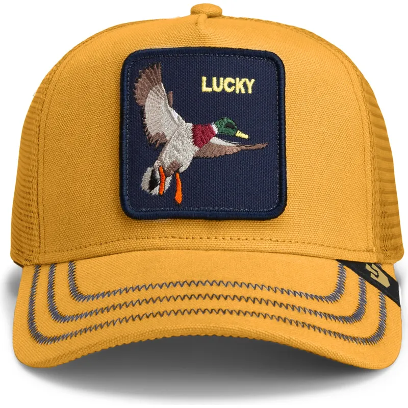 gul-truckerkeps-anka-lucky-gotta-be-quicker-core-canvas-the-farm-fran-goorin-bros
