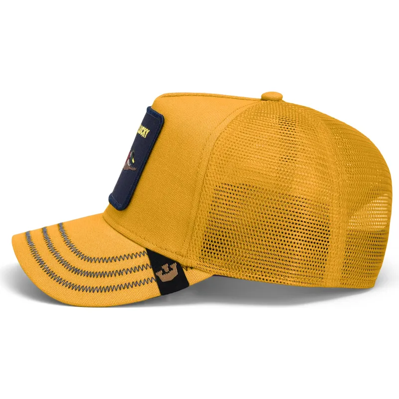 gul-truckerkeps-anka-lucky-gotta-be-quicker-core-canvas-the-farm-fran-goorin-bros