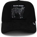 cepur-izliekta-truckeris-melns-snapback-the-suede-sheep-global-core-micro-suede-the-farm-no-goorin-bros
