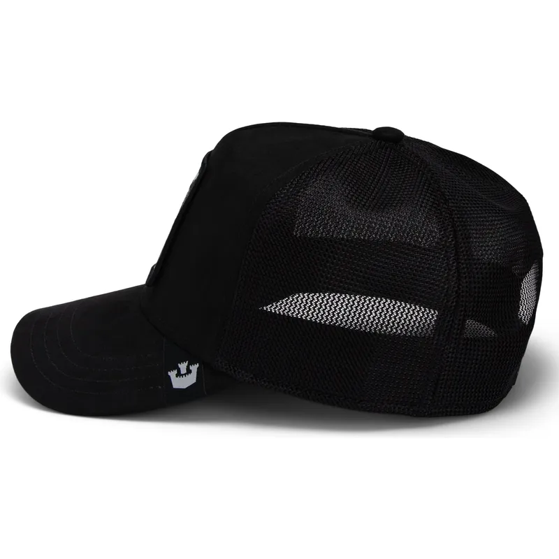 cepur-izliekta-truckeris-melns-snapback-the-suede-sheep-global-core-micro-suede-the-farm-no-goorin-bros