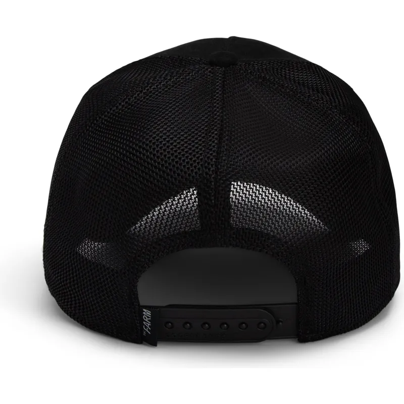 cepur-izliekta-truckeris-melns-snapback-the-suede-sheep-global-core-micro-suede-the-farm-no-goorin-bros