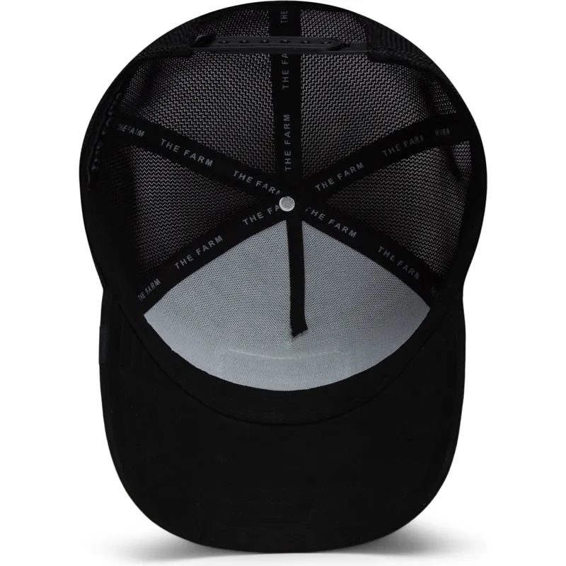 cepur-izliekta-truckeris-melns-snapback-the-suede-sheep-global-core-micro-suede-the-farm-no-goorin-bros