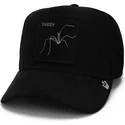 cepur-izliekta-truckeris-melns-snapback-daddy-the-suede-spider-global-core-micro-suede-the-farm-no-goorin-bros