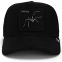 schwarze-trucker-kappe-spinne-daddy-the-suede-spider-global-core-micro-suede-the-farm-von-goorin-bros
