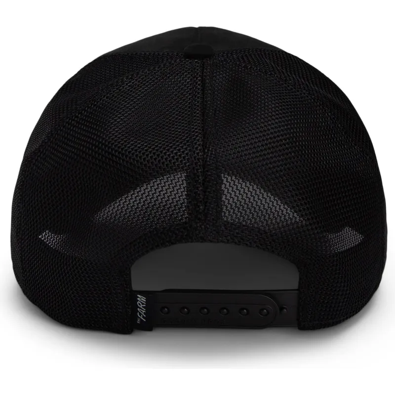 cepur-izliekta-truckeris-melns-snapback-daddy-the-suede-spider-global-core-micro-suede-the-farm-no-goorin-bros