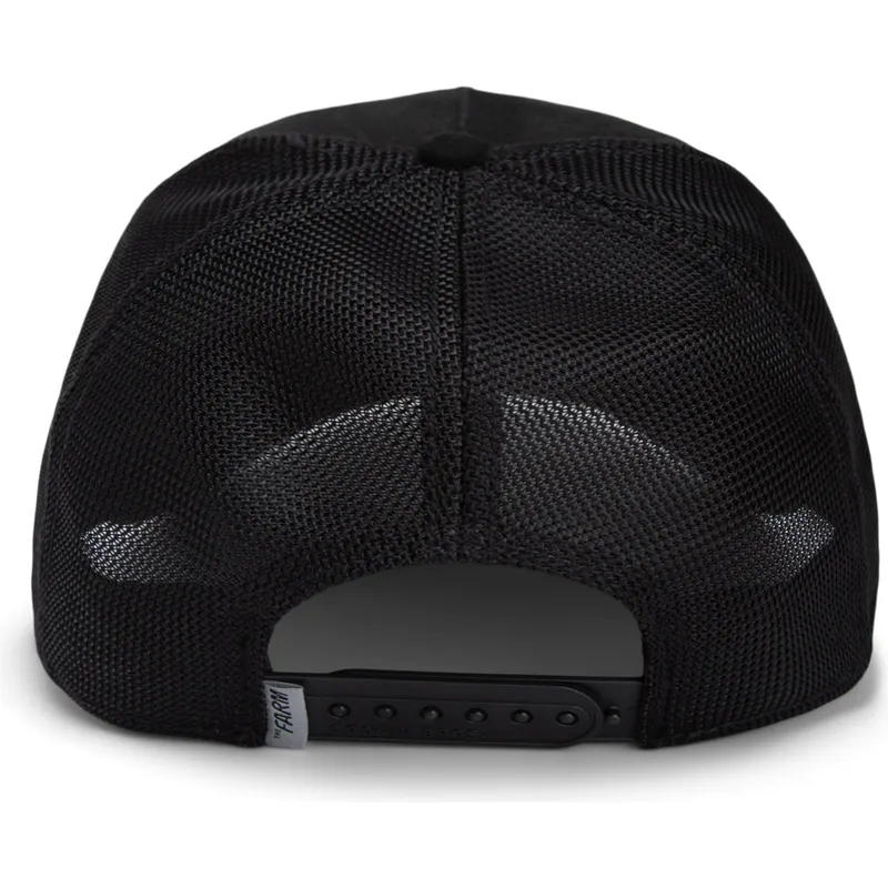 cepur-izliekta-truckeris-melns-snapback-dead-the-suede-skull-global-core-micro-suede-the-farm-no-goorin-bros