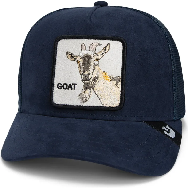 cepur-izliekta-truckeris-tumsi-zils-snapback-the-suede-goat-global-core-micro-suede-the-farm-no-goorin-bros