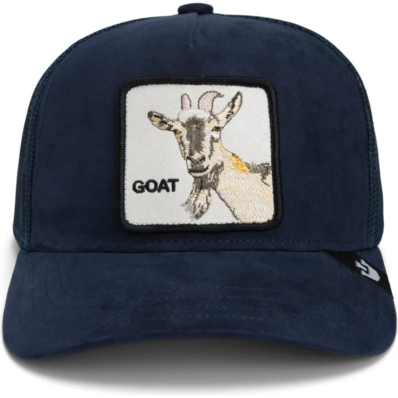 cepur-izliekta-truckeris-tumsi-zils-snapback-the-suede-goat-global-core-micro-suede-the-farm-no-goorin-bros