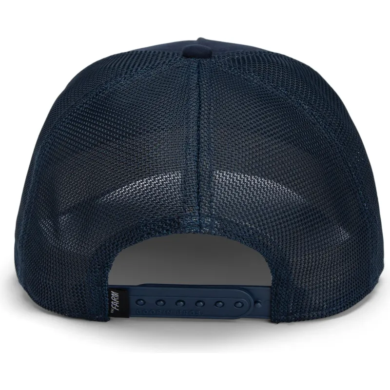 cepur-izliekta-truckeris-tumsi-zils-snapback-the-suede-goat-global-core-micro-suede-the-farm-no-goorin-bros