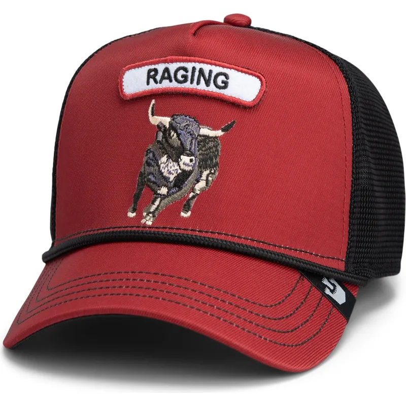 cepur-izliekta-truckeris-sarkans-snapback-gb2-raging-bull-the-rocker-the-farm-no-goorin-bros