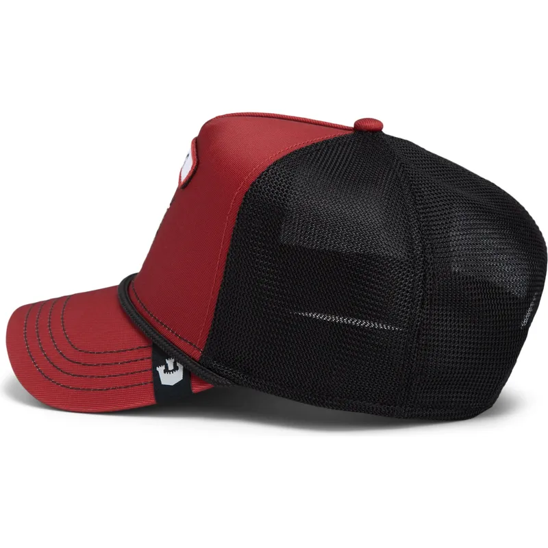 truckerkeps-rod-och-svart-tjur-gb2-raging-bull-the-rocker-the-farm-fran-goorin-bros