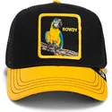 czapka-trucker-czarno-zolta-papuga-the-rowdy-bird-fab-farm-goorin-bros