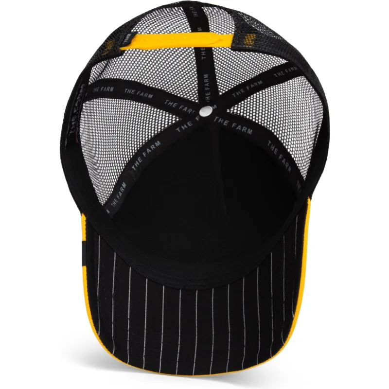 cepur-izliekta-soferis-melns-snapback-loro-the-rowdy-bird-fab-farm-the-farm-no-goorin-bros