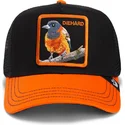 schwarze-und-orangefarbene-trucker-kappe-vogel-the-diehard-bird-fab-farm-von-goorin-bros