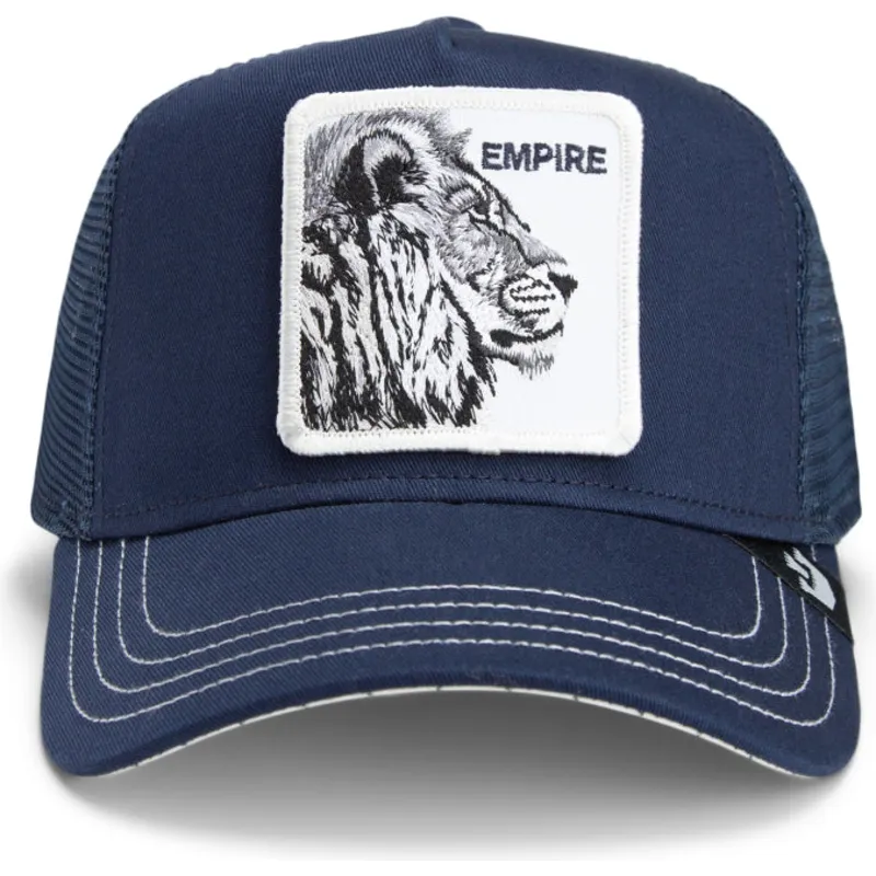 cepur-izliekta-truckeris-tumsi-zils-snapback-the-empire-lion-fab-farm-the-farm-no-goorin-bros cepur-izliekta-truckeris-tumsi-zils-snapback-the-empire-lion-fab-farm-the-farm-no-goorin-bros