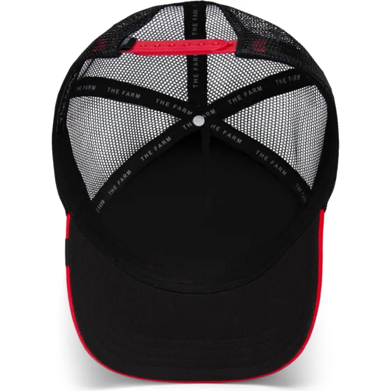 cepur-izliekta-soferis-melns-snapback-cabra-the-goat-steer-fab-farm-the-farm-no-goorin-bros