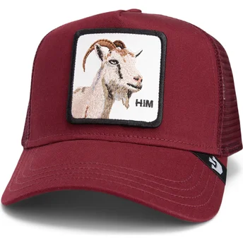 Rote Trucker-Kappe Ziege Himothy Core Combo The Farm von Goorin Bros.