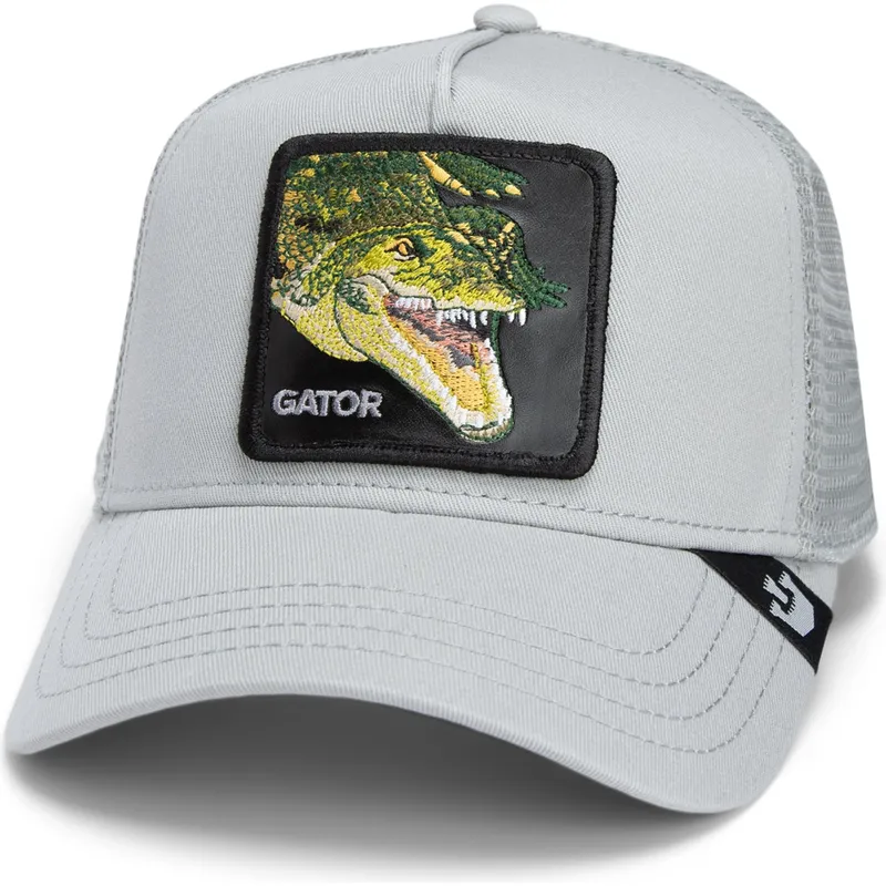 czapka-trucker-szara-krokodyl-gator-swamp-monster-core-combo-the-farm-od-goorin-bros