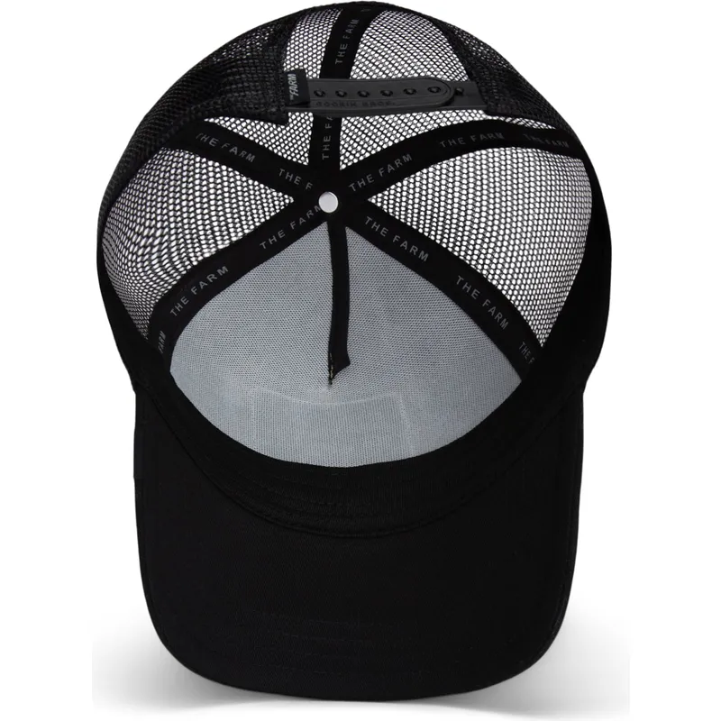 cepur-izliekta-truckeris-melns-snapback-the-amigo-core-combo-the-farm-no-goorin-bros