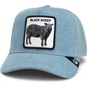 trucker-cap-blau-schaf-the-black-sheep-global-core-denim-the-farm-von-goorin-bros