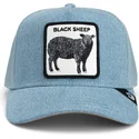 cepur-izliekta-truckeris-zils-snapback-the-black-sheep-global-core-denim-the-farm-no-goorin-bros