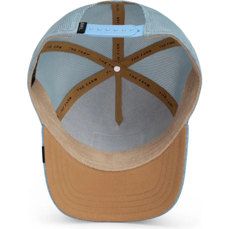 cepur-izliekta-truckeris-zils-snapback-the-black-sheep-global-core-denim-the-farm-no-goorin-bros