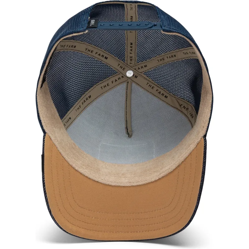 cepur-izliekta-truckeris-tumsi-zils-snapback-the-panther-global-core-denim-the-farm-no-goorin-bros cepur-izliekta-truckeris-tumsi-zils-snapback-the-panther-global-core-denim-the-farm-no-goorin-bros