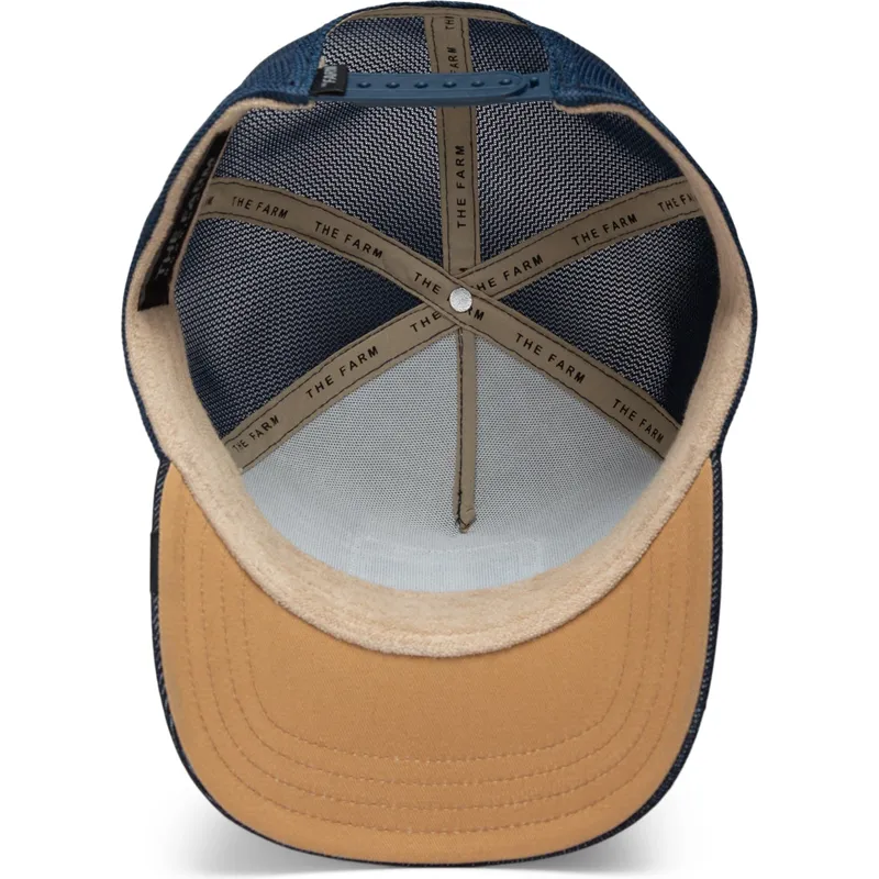 cepur-izliekta-truckeris-peleks-snapback-the-bandit-global-core-denim-the-farm-no-goorin-bros