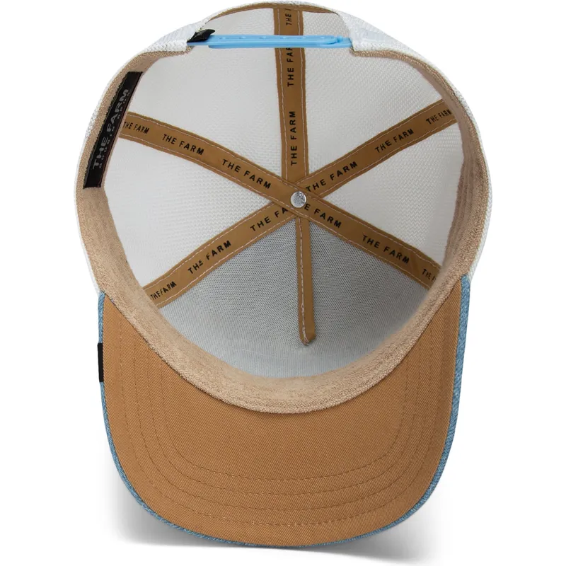 trucker-cap-weiss-und-blau-hahn-cock-rooster-fan-institution-ball-club-global-core-denim-the-farm-von-goorin-bros
