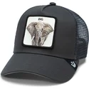 cepur-izliekta-truckeris-melns-snapback-the-big-elephant-global-core-the-farm-no-goorin-bros