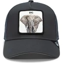 cepur-izliekta-truckeris-melns-snapback-the-big-elephant-global-core-the-farm-no-goorin-bros