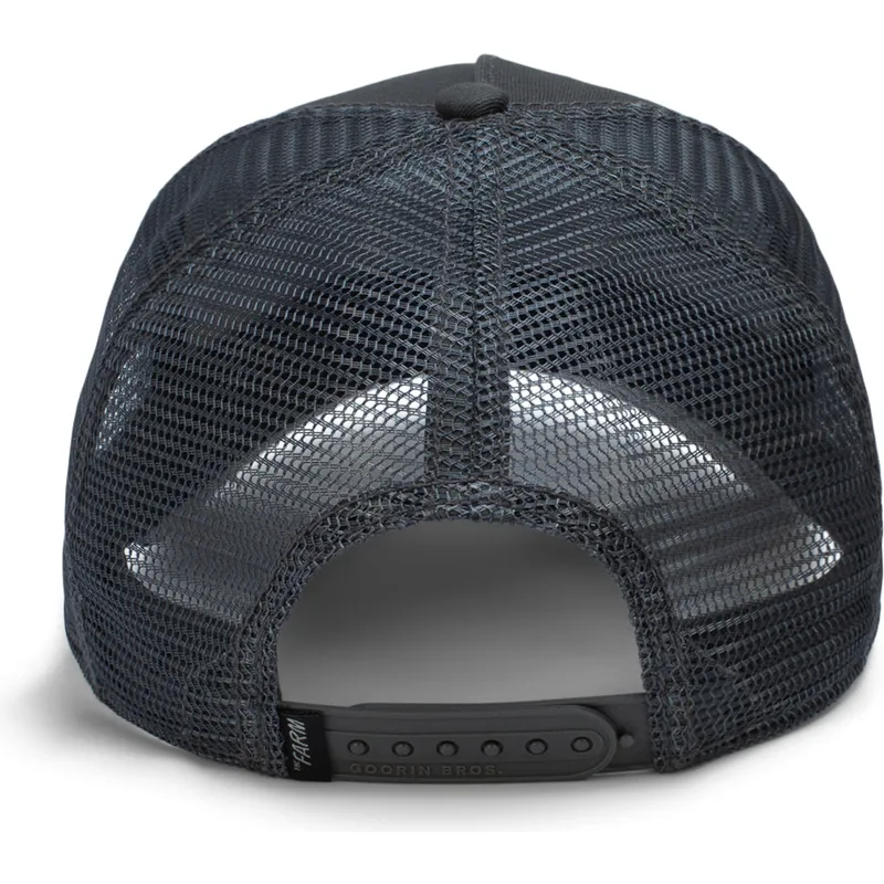 cepur-izliekta-truckeris-melns-snapback-the-big-elephant-global-core-the-farm-no-goorin-bros